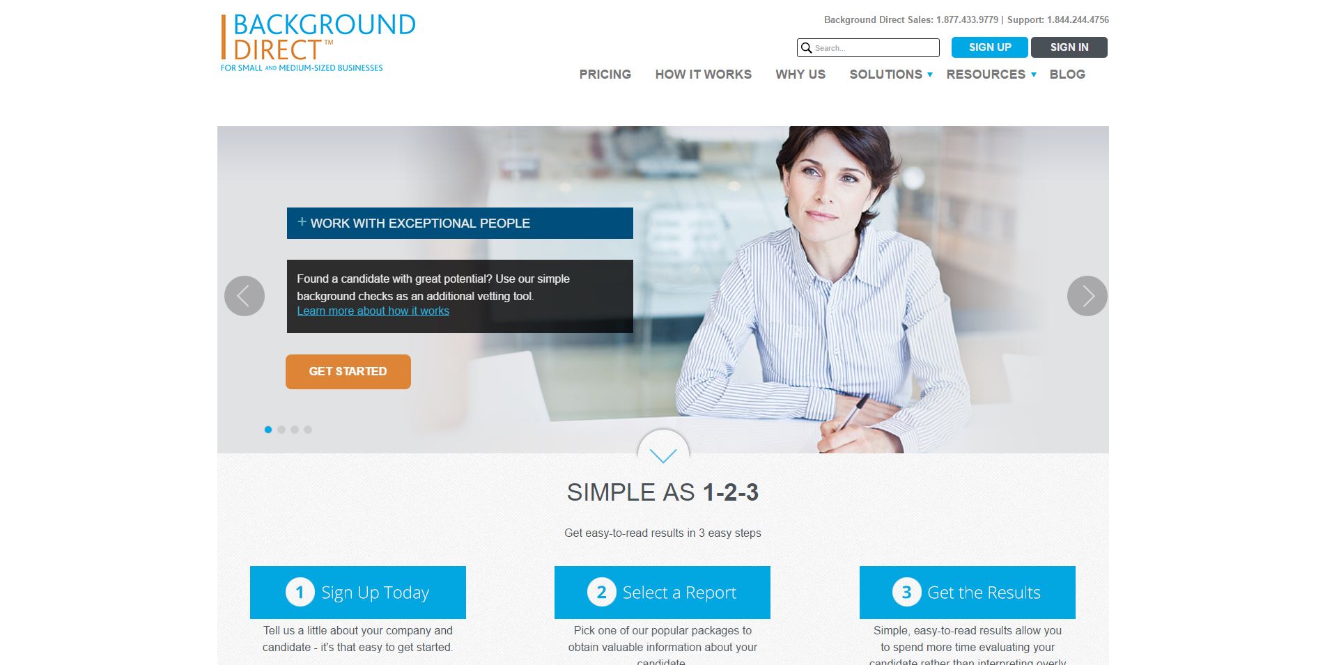 Background Direct - Home Page