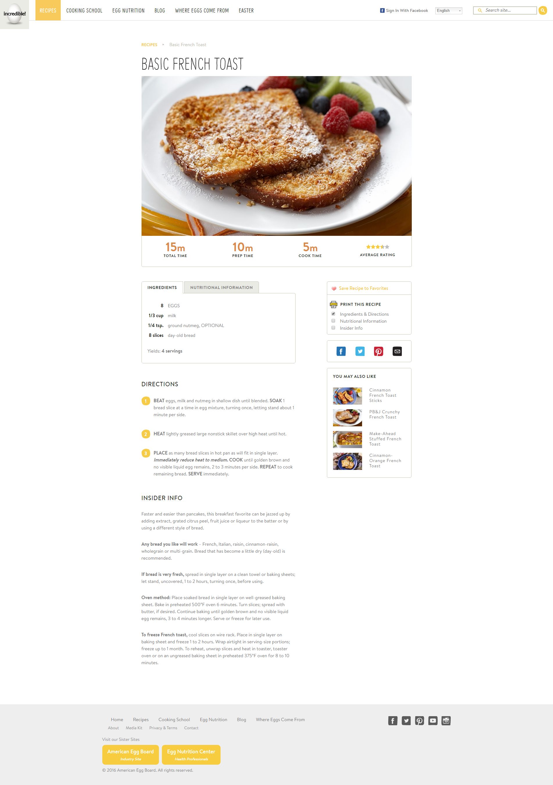 IncredibleEgg.org - Recipe