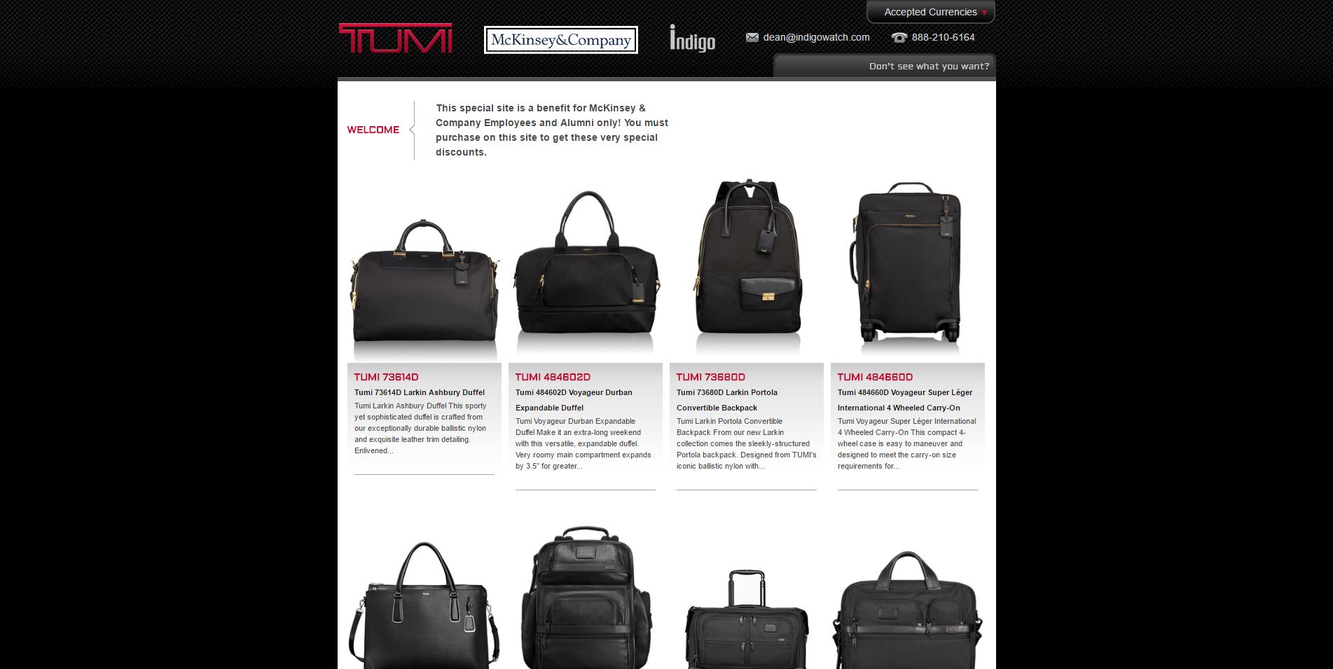 Tumi - McKinsey & Company - Home