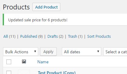 WordPress Custom Bulk Actions - User Notification