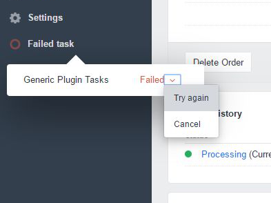 Results from a Craft CMS automated "task."