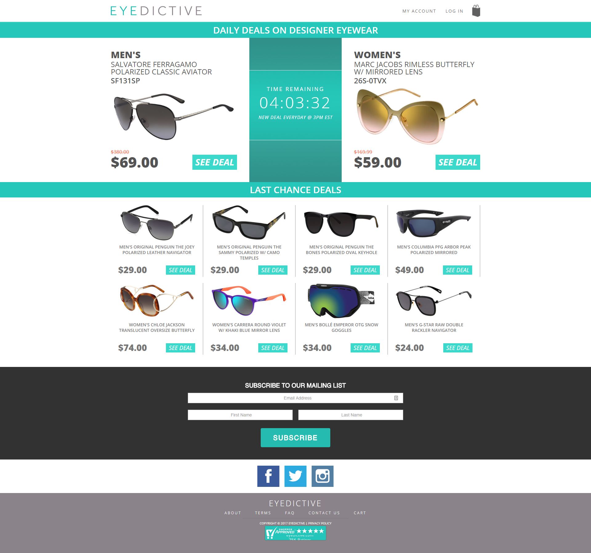 Eyedictive - Home Page