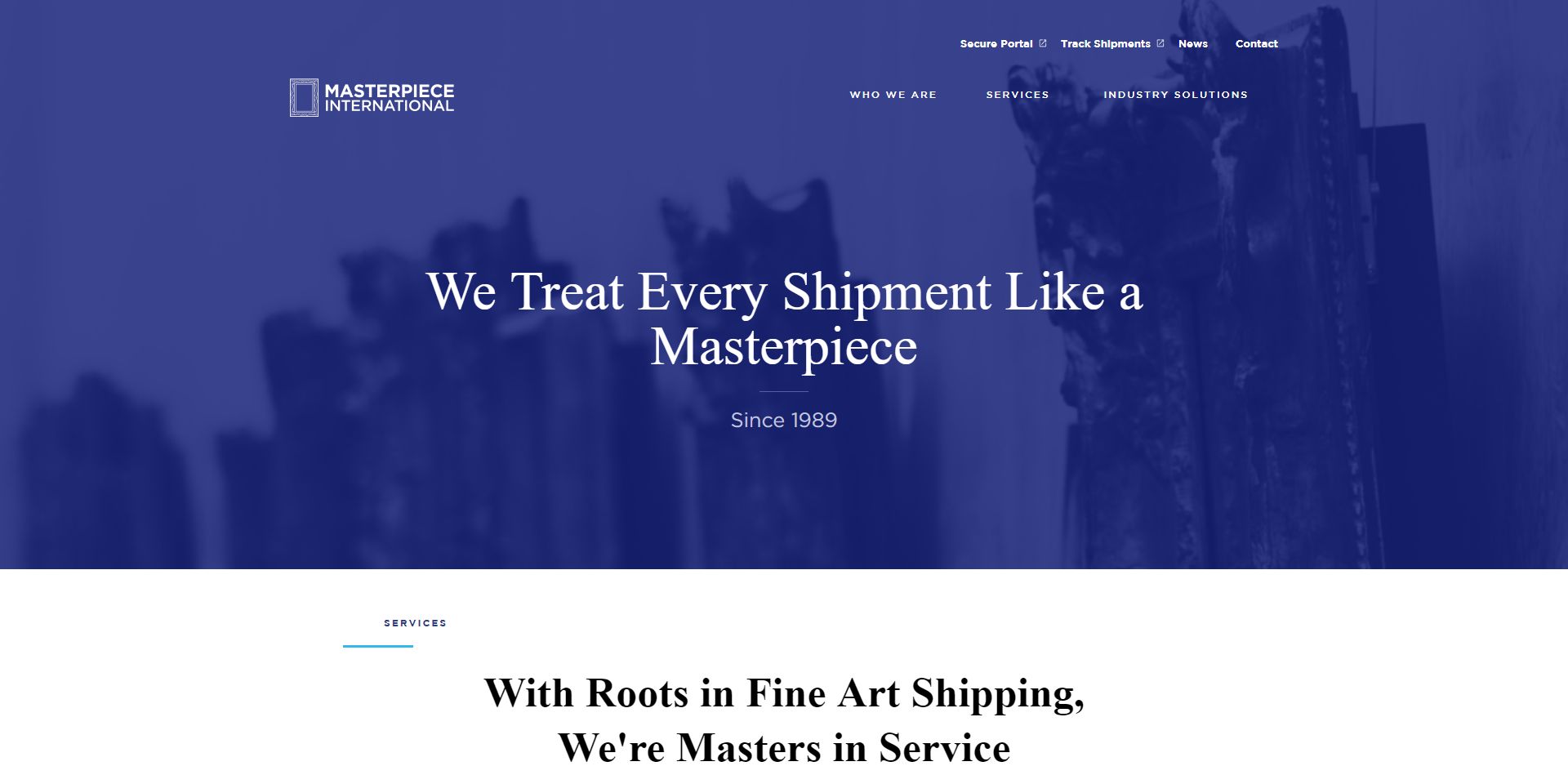 Portfolio - Masterpiece International Home Page