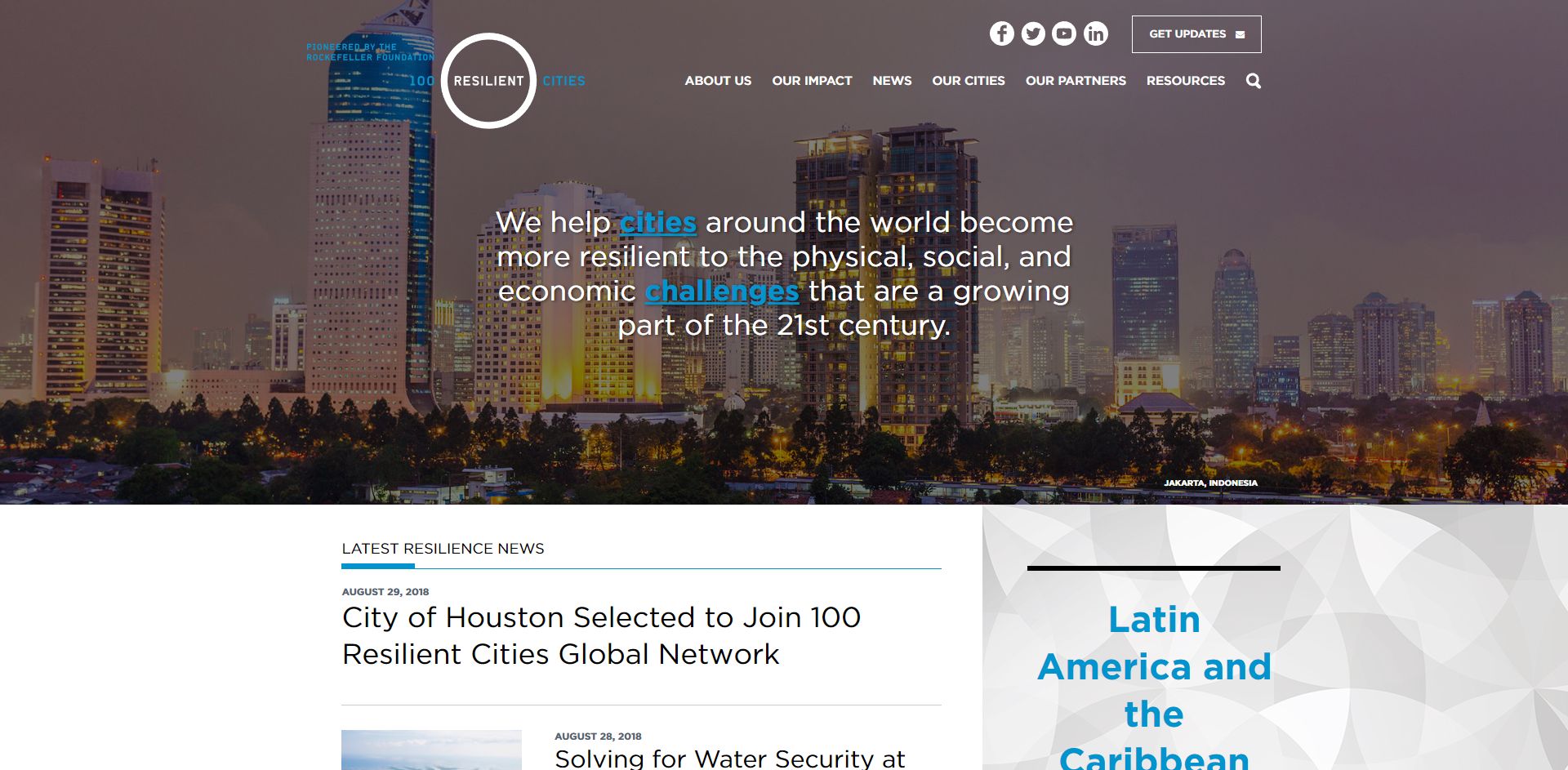 100ResilientCities - WordPress Maintenance & Support