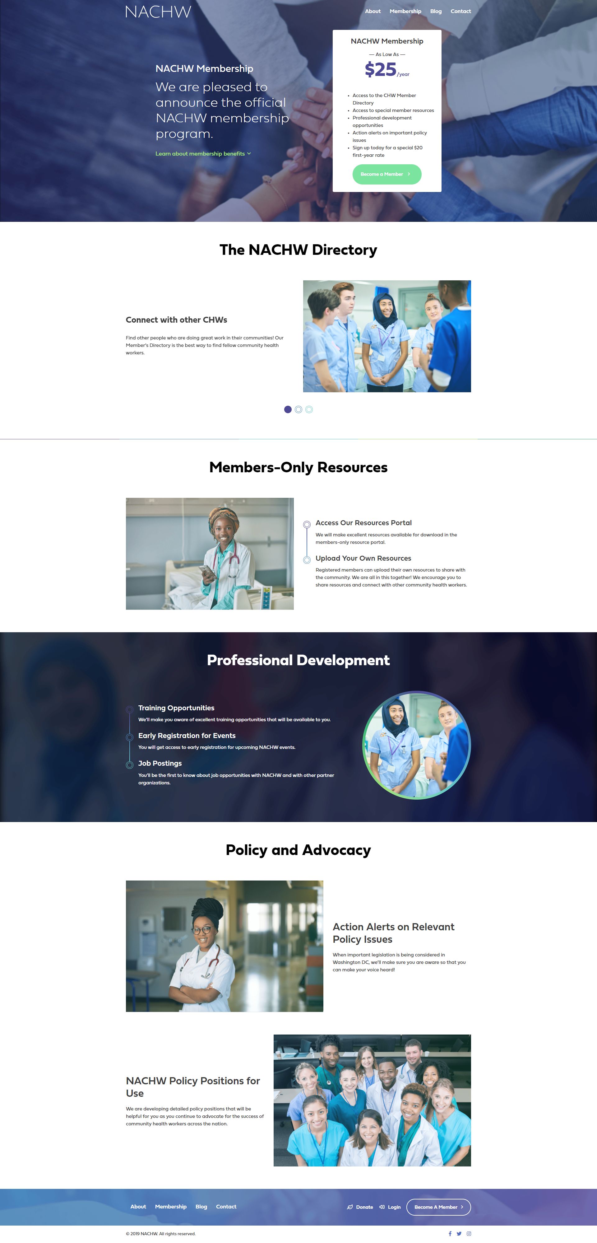 NACHW.org - Membership Detail Page
